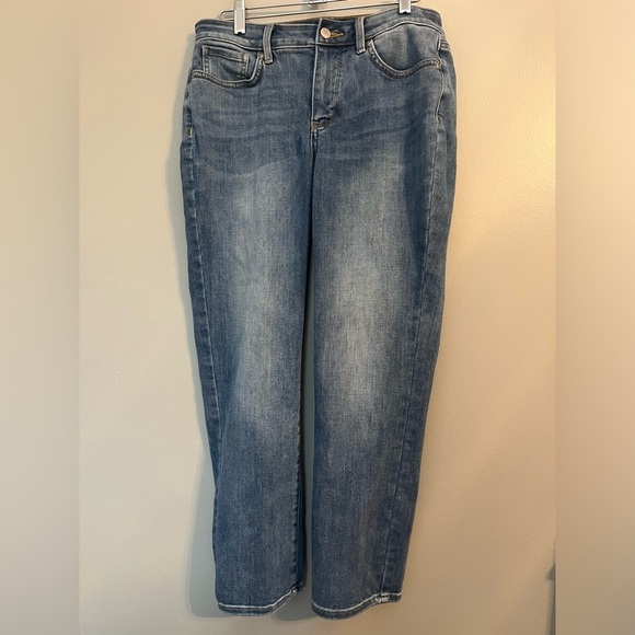 NYDJ Petite Sheri Slim Ankle Blue Jeans Size: 8P - Picture 1 of 12